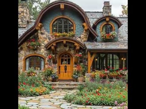 Rustic Interiors & Cozy Vibes Cottage Home #shorts #shortvideo