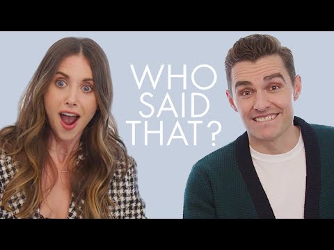 Dave Franco Almost Forgot THIS Iconic Alison Brie Line | Who Said That? | ELLE