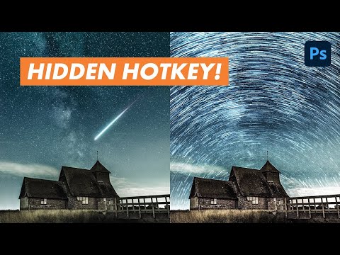 Create Star Light Trails with Photoshop!
