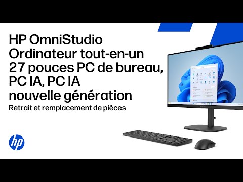 Retirer et remplacer les pièces | HP OmniStudio 27" tout-en-un PC de bureau, AI PC, Next Gen AI PC