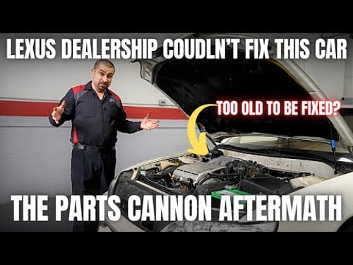 Lexus Dealership Couldn't Fix This Car. The Parts Cannon Aftermath