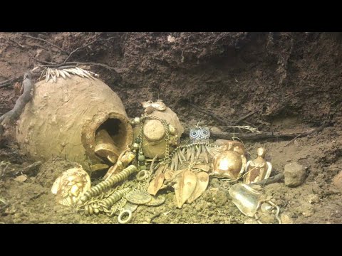 إستخراج كنز من ذهب وسط صخرتين واحدة فيها جرن التأكيد وخالية من رصد الجن treasure hunt / gold