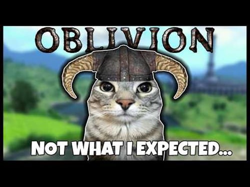 Skyrim Fan Tries Oblivion BLIND... I Wasn't Ready