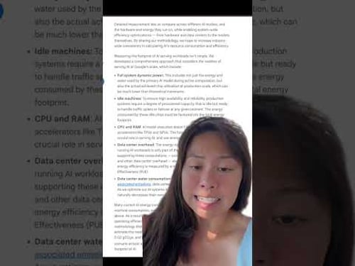 Should be verified by an independent third party, but the point is to compare LLM env impact vs othe