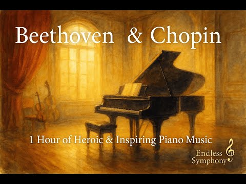 Beethoven & Chopin – 1 Hour of Heroic and Inspiring Piano Music