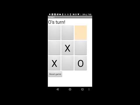 App Inventor Tic Tac Toe Tutorial: More Procedures, For Loops, and Lists