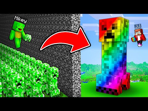 JJ and Mikey: SUPER OP MOB BATTLE in Minecraft - Maizen