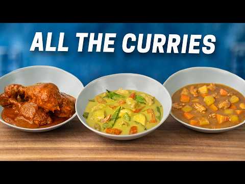 CURRY 3 WAYS - Thailand, Japan, India
