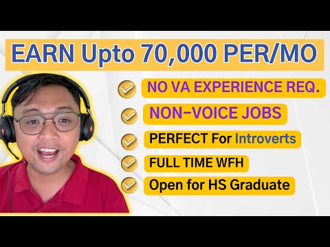 Non Voice jobs | Full-time Virtual Assistant Job with no Experience | Work from Home Jobs | WFH 2025