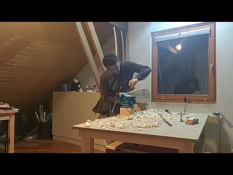 Baglama Saz Teknesi Yapımı – 11 - Dış Yüzey Temizliğine Devam