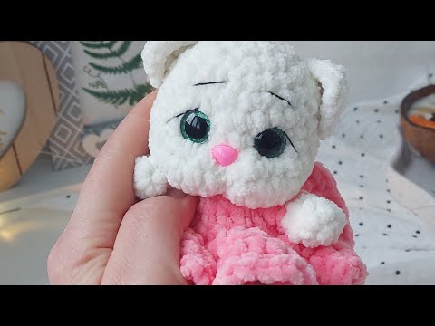 Мастер-класс Плюшевая мини Кошечка в платье