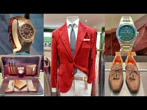 Luxury Menswear and Watches: Brunello Cucinelli, Rolex, Kiton...