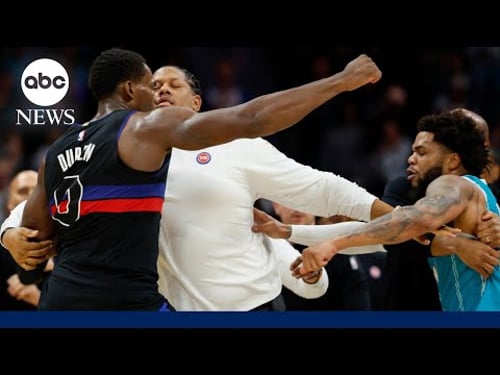 NBA on-court brawl leads to 4 player suspensions