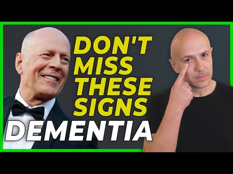 EARLY SIGNS OF DEMENTIA | HOW TO PREVENT DEMENTIA AND ALZHEIMER? BRUCE WILLIS'S MENTAL DISEASE