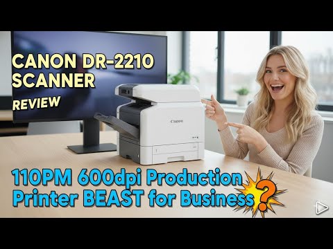 Canon DR-G2110 Scanner Review: 110PPM 600dpi Production BEAST for Business