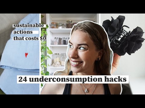 trying the 24 most popular ✨underconsumption core ✨ hacks