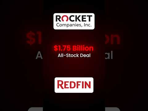 Rocket Companies is acquiring Redfin in a $1.75 billion all-stock deal! #RocketCompanies #Redfin