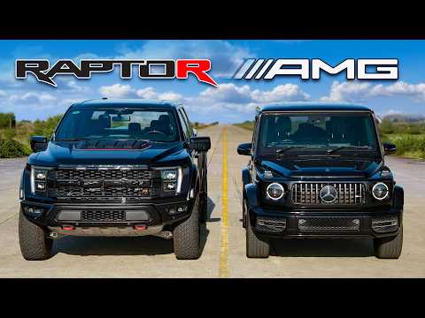 Ford F-150 Raptor R v AMG G63: DRAG RACE