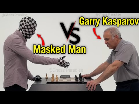 Garry Kasparov vs Masked Man | Who is This Guy?! 😱