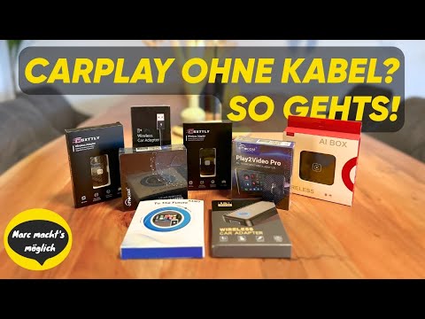 Netflix & YouTube in the car? 7 CarPlay wireless adapters from โฌ35 to โฌ200 put to the test | Andr...