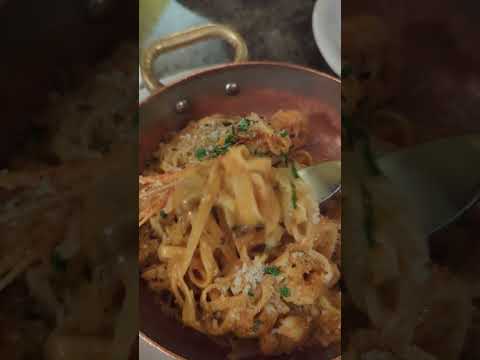 Seafood linguine 🍝🦐 #italianfood