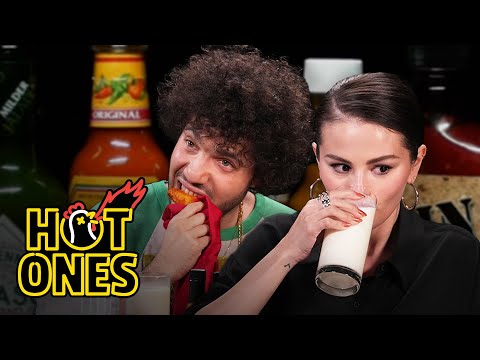 Selena Gomez and benny blanco Burn With Love While Eating Spicy Wings | Hot Ones