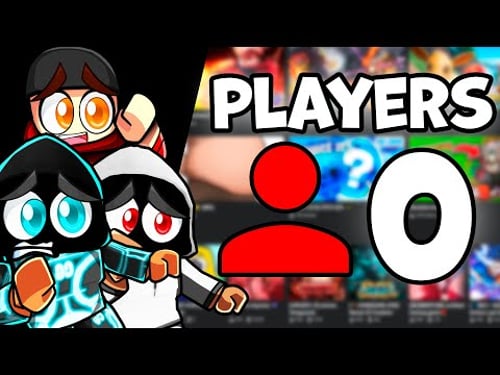 We Played ROBLOX GAMES with 0 PLAYERS!