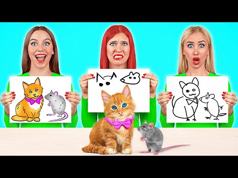 Кто лучше нарисует предмет, получит его | Смешные моменты от Multi DO Challenge