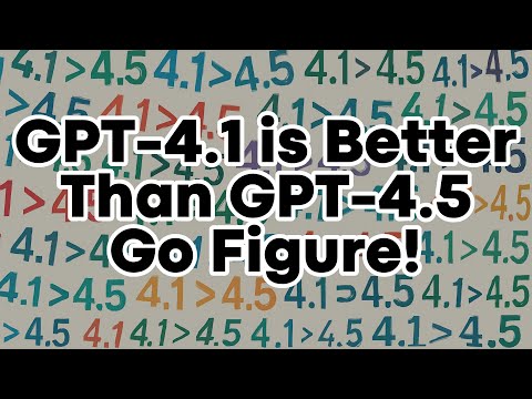 OpenAI is Messing with Us: GPT-4.1 Beats GPT-4.5