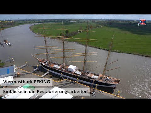 Viermastbark PEKING - Einblicke in die Restaurierungsarbeiten