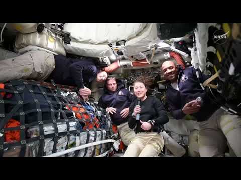 Artemis 2 crew goes live with Earth on their way to the Moon