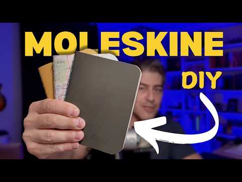 Moleskine-Style Notebook: Make One at Home with Office Paper and Poster Board!