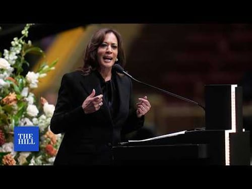 Harris speaks at Al Sharpton's New York conference amid 2028 speculation