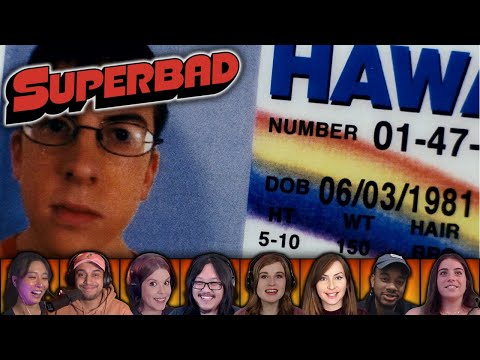 Reactors Reactions to "HERE'S MCLOVIN, THE 25 YEAR OLD HAWAIIAN ORGAN DONOR" | Superbad (2007)