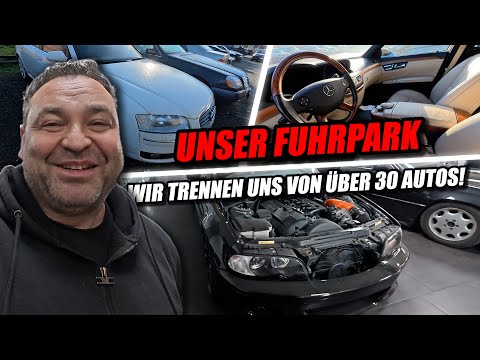 Unser Fuhrpark - Wir trennen uns von über 30 Autos!