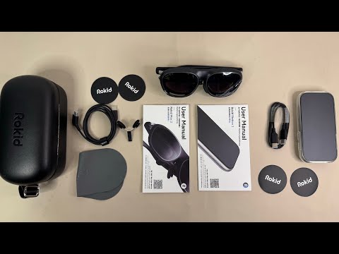 Rokid Max2 & Rokid Station2 Quick Unboxing and Testing, A Clevery Designed Spatial Computeing Kit.