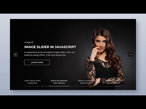 Create A Responsive Image Slider in HTML CSS & JavaScript | Step-by-Step Tutorial