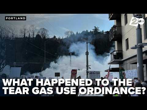Residents and protesters speak out after gas is deployed at Portland ICE facility - Full Package