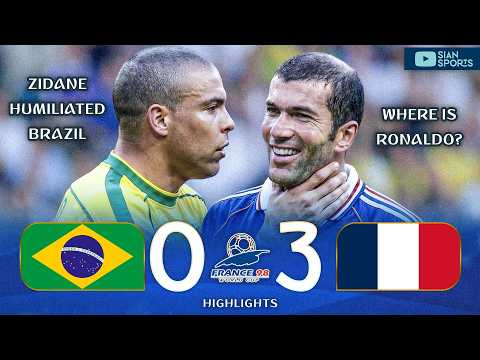 ZIDANE HUMILIATED BRAZIL IN 1998 IN THE MOST CONTROVERSIAL FINAL OF ALL WORLD CUPS