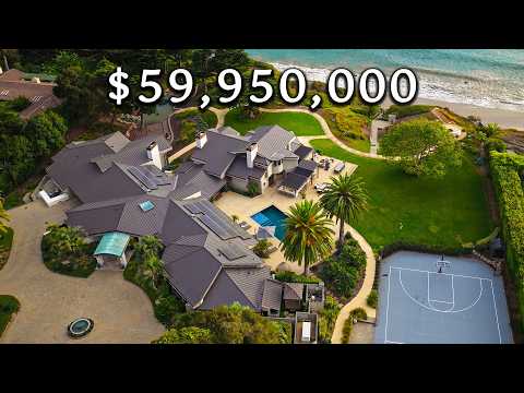 Inside a California Bluff Side Mansion Built For Entertainment