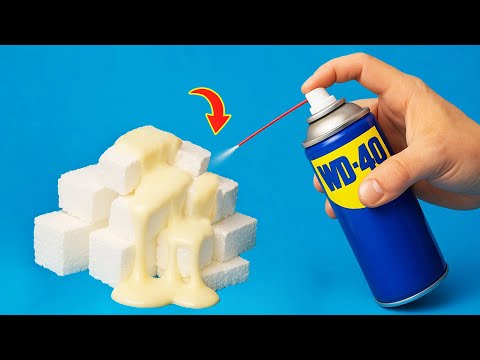 Why Didn’t I Know This! Spray WD-40 on FOAM and Fix Any Broken Plastics in your home!