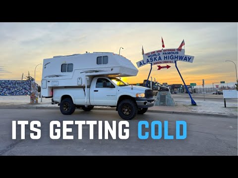 1000km North Truck Camping On The REMOTE Alaska Highway.