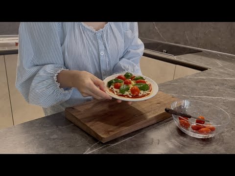 Vlog ㅣ또띠아피자, 삼겹살파스타, 오징어부추전, 해주냉면, 김치볶음밥, 과카몰리, 콩불