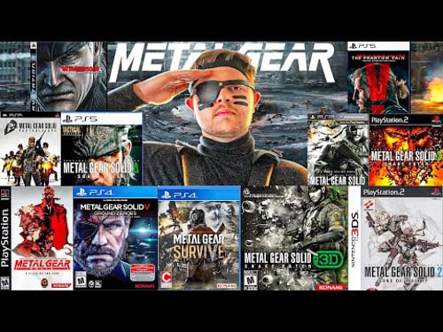 I Played and Ranked EVERY Metal Gear Game (SPIN-OFFS TOO)