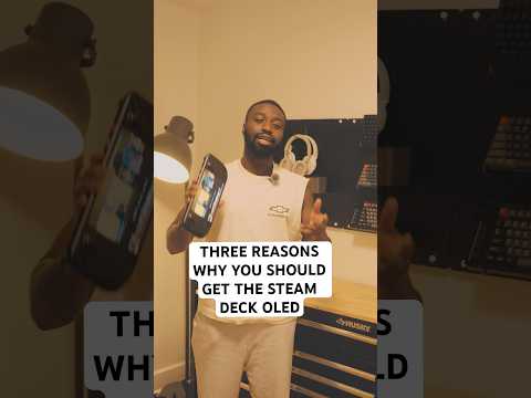 THREE reasons why you SHOULD get the Steam Deck OLED #steamdeck #steam #handheldgaming #gamingpc