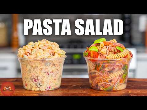 Obsession Worthy Pasta Salad Recipes (2 Ways)