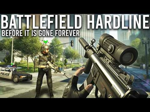 Playing Battlefield Hardline before they delete it...