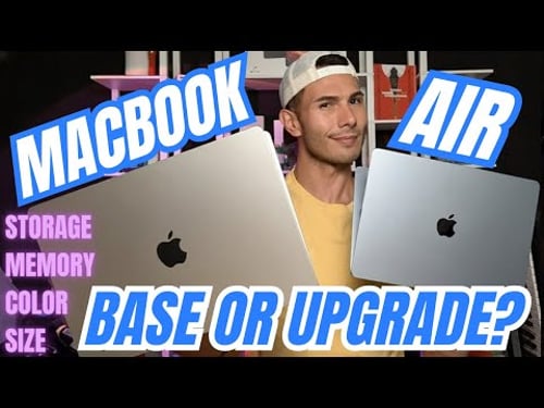 Base Model MacBook Air Best Value for video editing, content creation, business, and travel