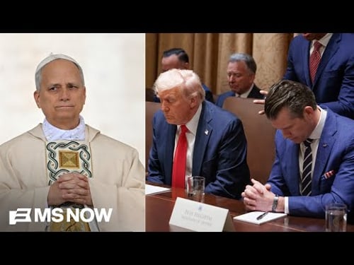 ‘Your hands are full of blood’: Pope Leo REBUKES Hegseth’s war prayers