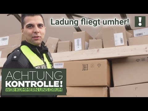 VORSÄTZLICHES Vergehen? 🧐 8 Tonnen Ladung NICHT gesichert! | Achtung Kontrolle